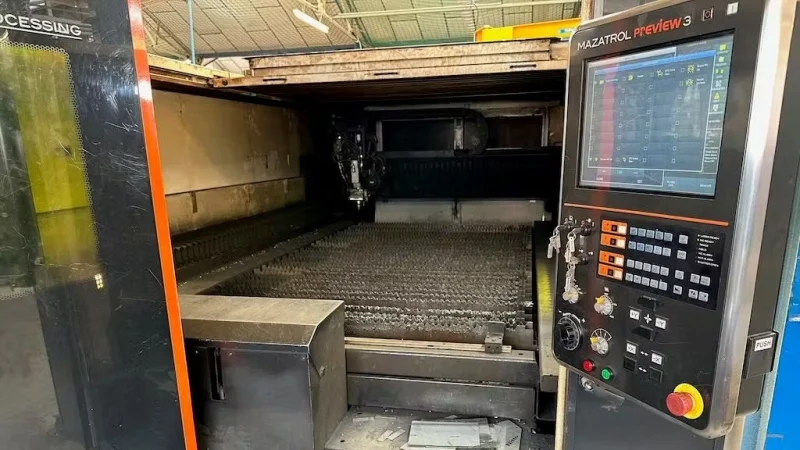 Charter Auctions Ltd - 2015 Mazak Optiplex 3015 Fiber II 4kW Fiber Laser - Auction Image 5