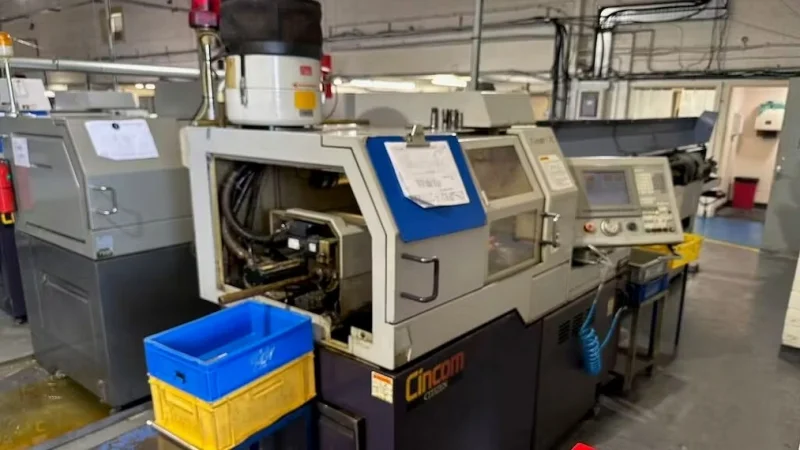 Charter Auctions Ltd - Citizen Cincom L20 Sliding Head Lathe with Bar Feeder - Auction Image 1