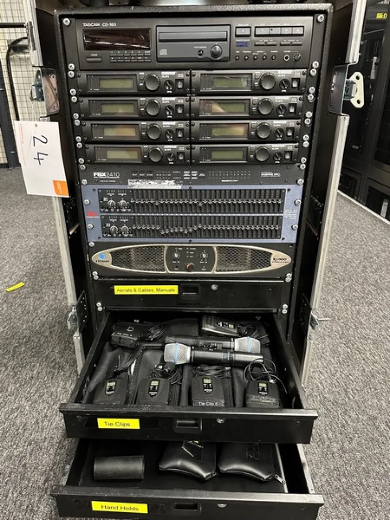 Landwood Group - Audio Visual Equipment Auction to include Mixing Desks, Lighting, Amplifiers, Speakers, Video and Staging Equipment from brands such as Yamaha, Prolights, Robe, Allen & Heath, Chauvet, and Behringer - Auction Image 2