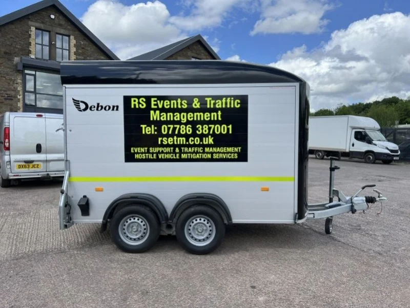 Gavel Auctioneers Ltd - Debon Twin Axle Box Trailer Auction - Auction Image 2