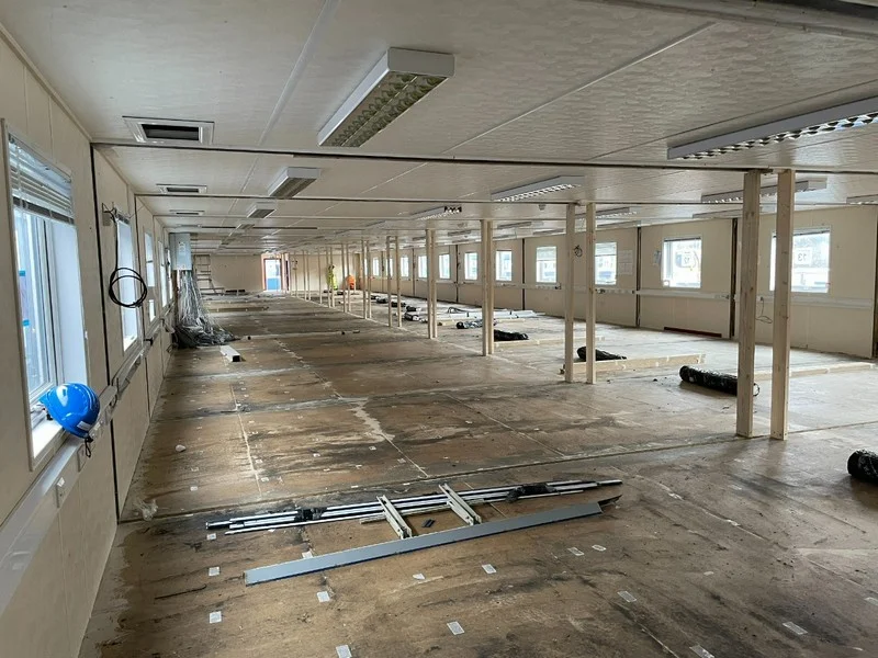 BPI Auctions - 75 Bay Plastisol Modular Building Auction Consisting of Offices & Welfare Facilities - Auction Image 4