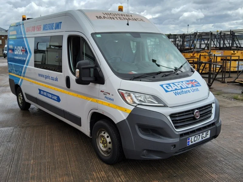 BPI Auctions - 2018 & 2017 Fiat Ducato 35 Multijet Diesel Welfare Vans & 2016 Ford Transit 350 Diesel Welfare Van at Auction - Auction Image 1