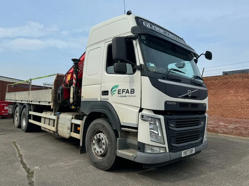 BPI Auctions - 2017 Volvo FM 26 Tonne Flatbed Hiab, 2015 VW Caddy, Containers, Tools & More at Auction - Auction Image 1