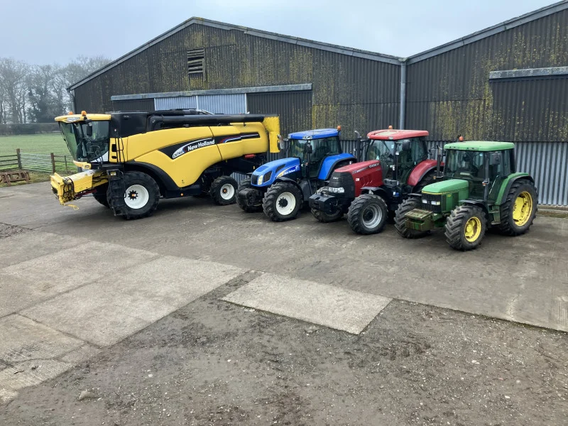 Bagshaws Auctioneers & Valuers LLP - Machinery Dispersal Auction to include: Tractors, NH Combine, Drills, Trailers, Machinery & Sundries, Arable & Grassland Equipment - Auction Image 1