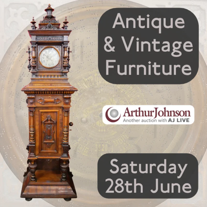 Arthur Johnson Auctioneers - Antique & Vintage Furniture Auction - Auction Image 1